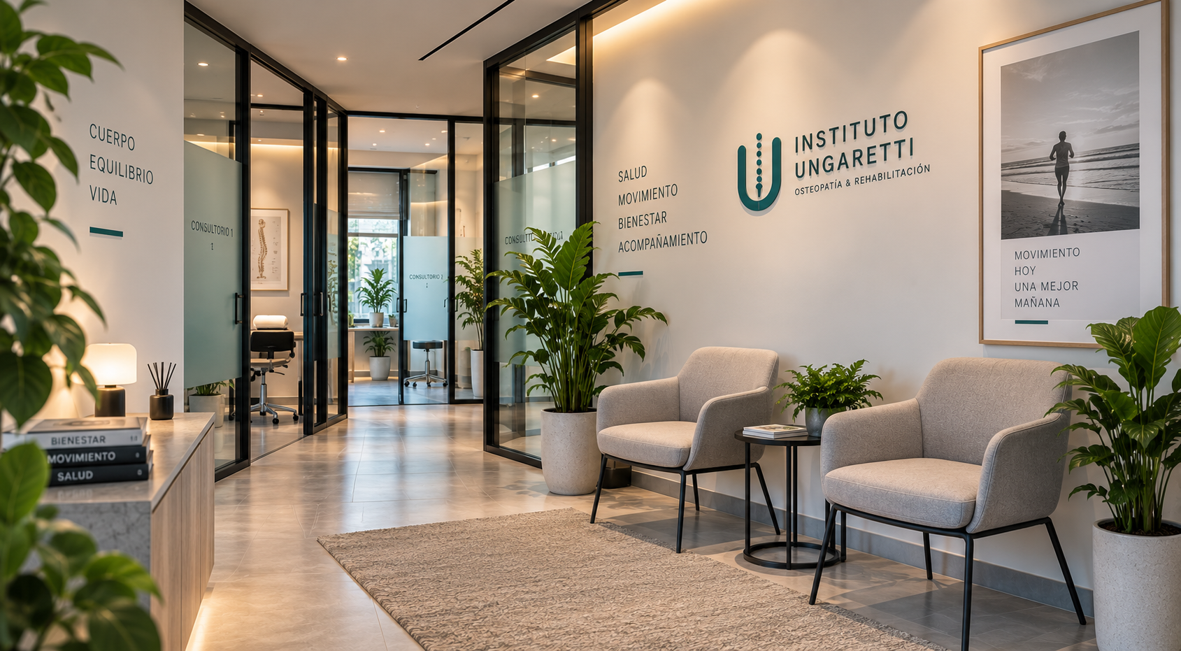 Imagen provisoria de la sala de espera de la sede Microcentro